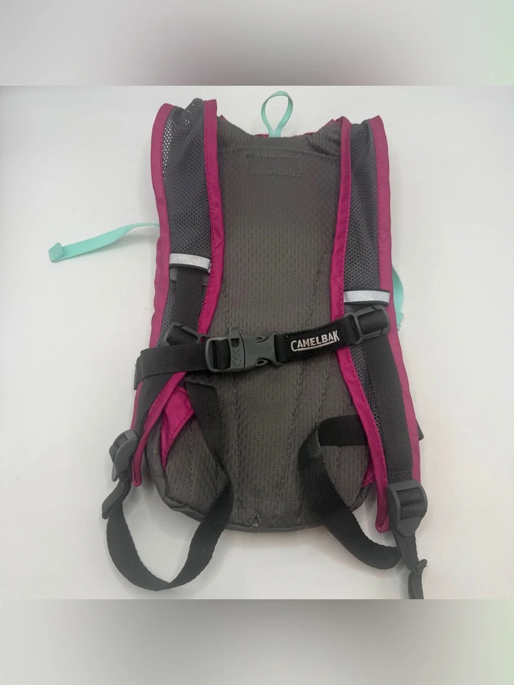 CamelBak Kids Hydration Backpack Pink Aqua Hiking Cycling Small Pack